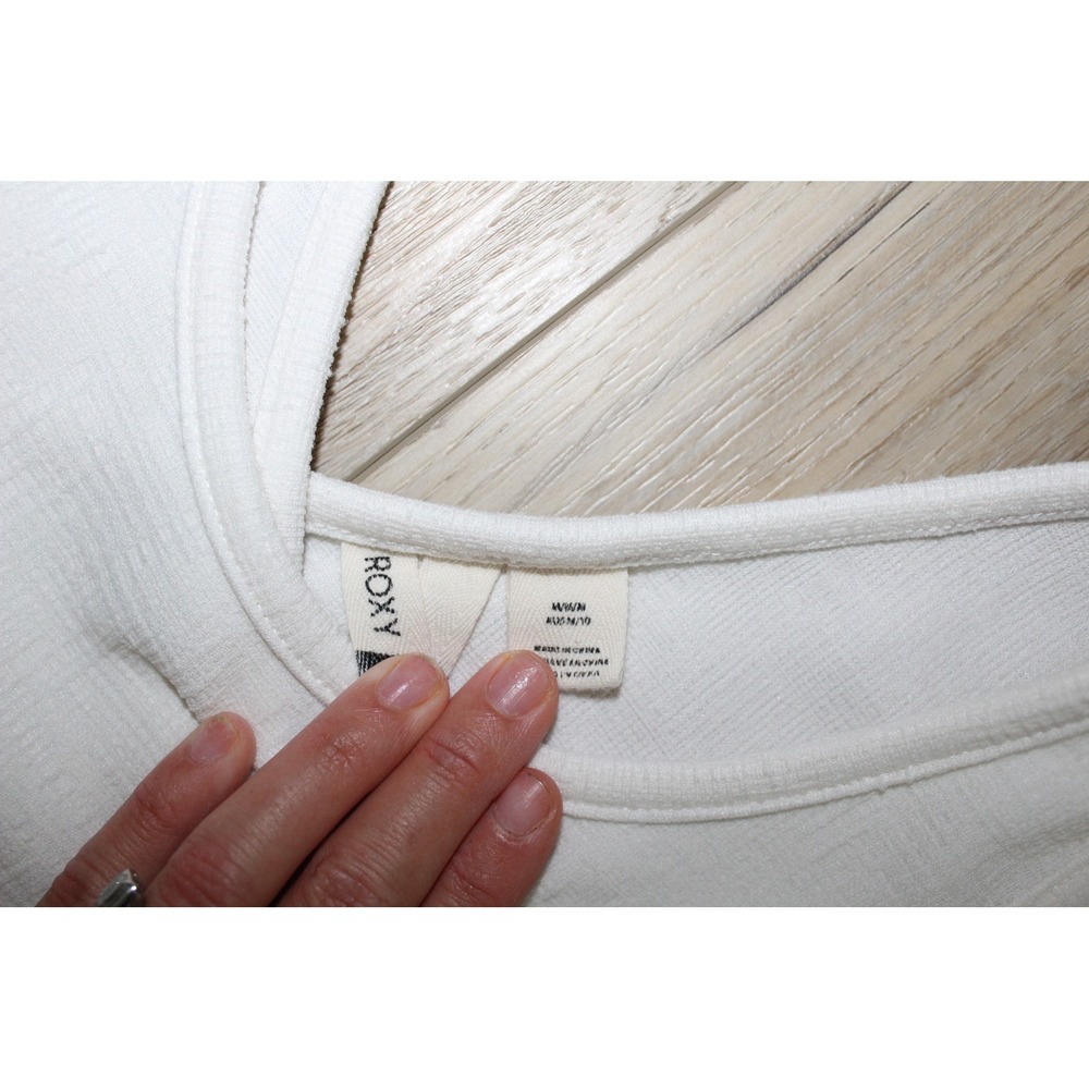 White Ribbed Tank Crop Top - Unbranded - Picture 2 of 7
